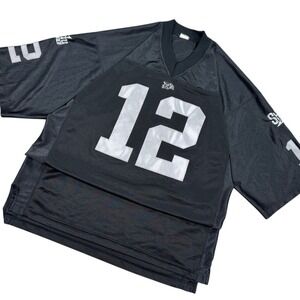 D12 Shady Records Jersey Men's 2XL Black #12 Vintage Y2K Rap Hip Hop‎